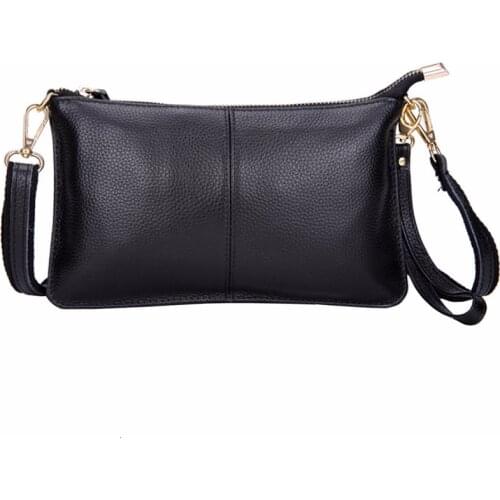 Leather Women Messenger Bag Famous Brand Female Shoulder Bag Envelope Clutch Bag Crossbody Bag Purse for Women 2019