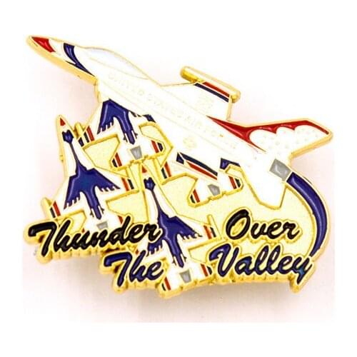 Custom Print Badge low price OEM metal Badge Gift Hot Sale Metal High Quality Airplane Badge