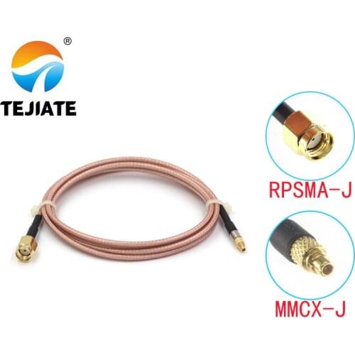 1PCS TEJIATE Adapter Cable MMCX To SMA MMCX-J Convert RPSMA-J 8-90CM 1M 1.5M 2M Length Connector RG316 Wire