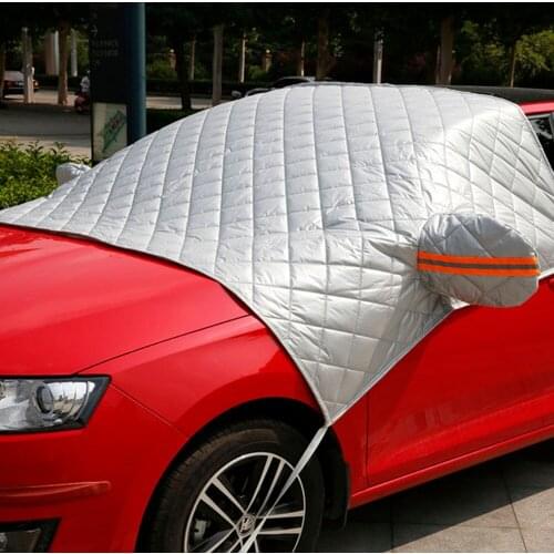 Car Covers Universal Auto Front Windshield Car Cover Sun Shade Protector for Winter Snow Ice Rain Dust Frost Guard Window Cover