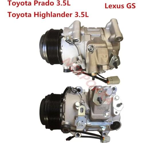 Automotive air conditioning compressor for Highlander 3.5L 07-18, for Prado/Lexus GS 3.5L 2015