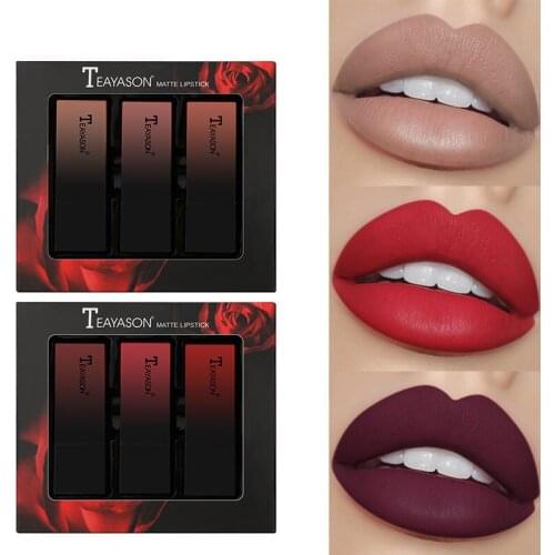 High Color Rendering Velvet Matte Fog Surface Lipstick Waterproof Not Easy To Fade Long Lasting Lip Gloss Daily Bare Makeup