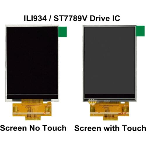 Maithoga 3.2 inch 18PIN SPI TFT LCD Color Screen ILI9341 ST7789V Drive IC 240(RGB)*320 (Touch/No Touch)