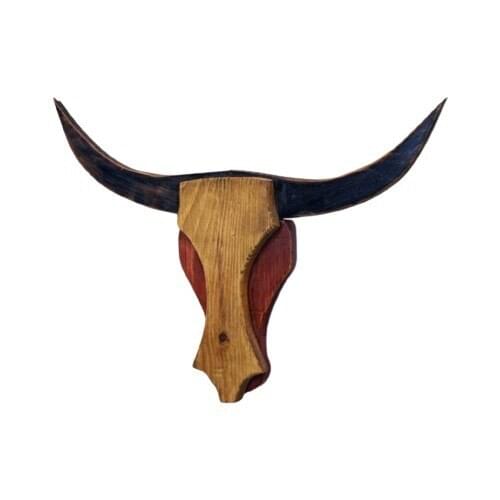 Madamecarpenter Solid Bull Head Wood