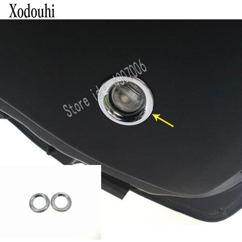 For Jeep Grand Cherokee 2014 2015 2016 2017 2018 2019 Car Sticker Cover Bright Tailgate Read Reading Light Lamp Frame Trim 2pcs