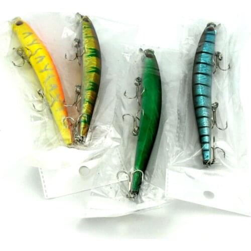 Hot minnow fishing baits13CM13.9G 4#hooks100pcs saltwater hard plastic fishing lures 3D wobble crank bass pesca fishing tackles