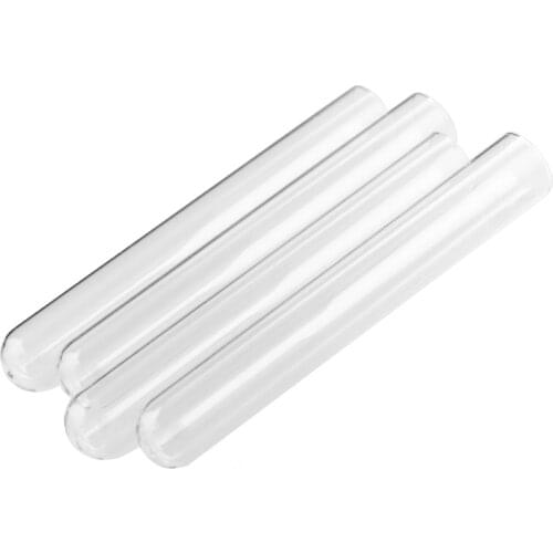 50pcs/lot 15*100mm Laboratory Test Tube Empty Clear Glass Test Tube Test Tube Usage Lab Implement, Medical Consumables