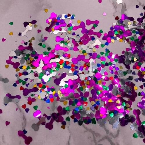 Love/15 grams Sequins PVC Flat for DIY Card Making Craft Color Collection