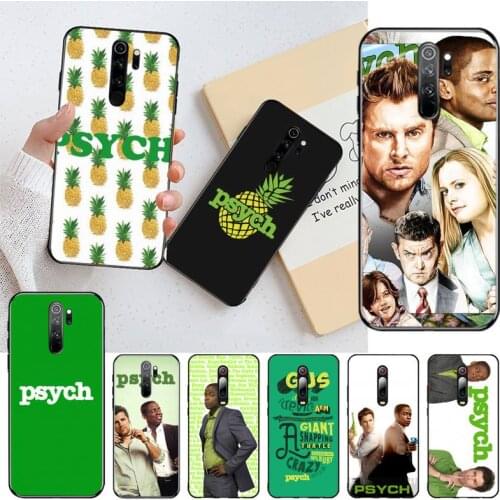 HPCHCJHM psych shawn and gus Custom Photo Soft Phone Case for Redmi Note 8 8A 8T 7 6 6A 5 5A 4 4X 4A Go Pro