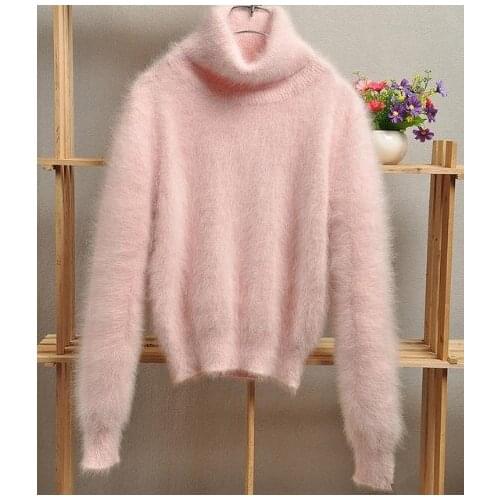 Mink cashmere sweater women cashmere pullovers knitted mink cashmere free shipping S1938