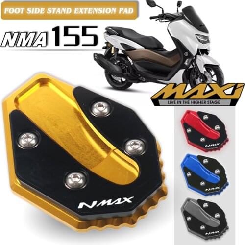 NEW For YAMAHA NMAX155 NMAX125 NMAX 155 125 2020-2021 Motorcycle Kickstand Foot Side Extension Pad Enlarge Stand