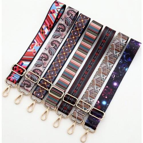 New Nylon Belt Bag Straps For Women Shoulder Messenger Bags Adjustable Wide Strap Parts For Accessories Rainbow O Bag Handle