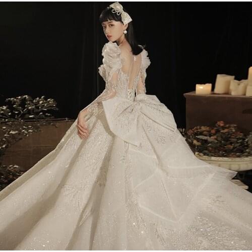 Свадебные платья с длинным рукавом OloMM China At AliExpress