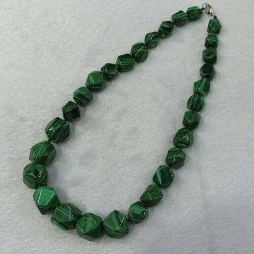 6pcs/lot Natural Quartz Stone Malachite Rhodonite Colorful Choker Necklace Irregular String Energy Beaded Necklace Collar Free