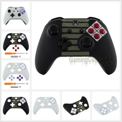 EXtremeRate Soft Touch Front Housing Shell Faceplate w/ ABXY Buttons for Xbox One S/X Controller Model 1708
