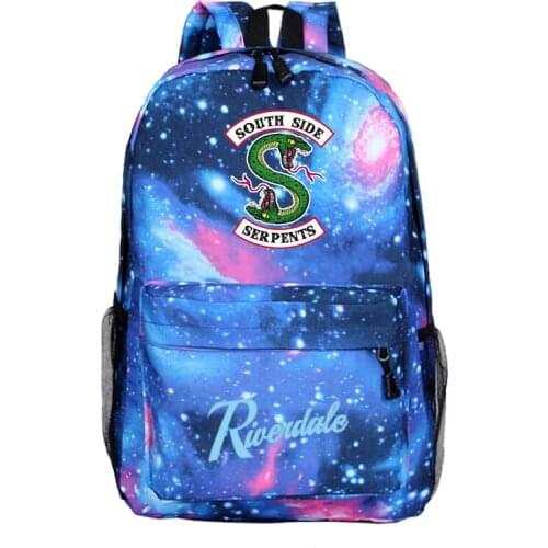 Riverdale Galaxy Backpack Women Men Backpack Laptop Backpack School Bags for Teenagers Boys Girls Travel Backpack Back to School
