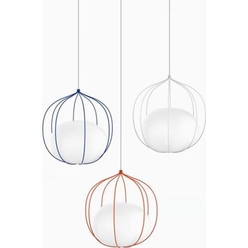 Nordic iron glass ball led light chandelier lighting design lamp lustres para quarto luzes de teto lampes suspendues hanglampen