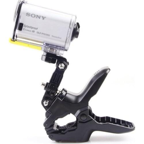 Super Flex Clamp Mount + Adjustable Three-way Pivot Arm for Sony action cam AS100V AS30V AS15V HDR-AZ1