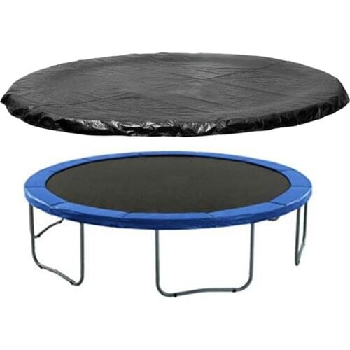 6ft/8ft/10ft/12ft/13ft Trampolines Weather Rain Cover Rainproof UV Resistant Wear-resistant Round Trampoline Protective Cover