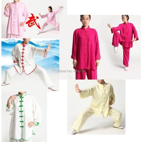 5color Tai Chi suits Martial arts kung fu uniforms clothing women mid-sleeves taiji clothes summer&spring&autumn