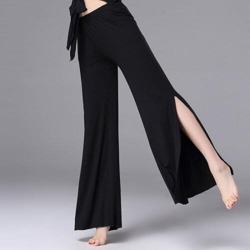 2019 Belly Dance Women Pants Black Oriental Bollywood Bellydance Practice Clothing Professional Female Belly Dancewear BL2310