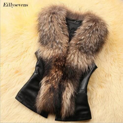 Winter Women Sleeveless Faux Fur Coat Solid Casual Fur Coat Winter Loose Lapel Overcoat Thick Warm Female Coats Chaqueta Mujer