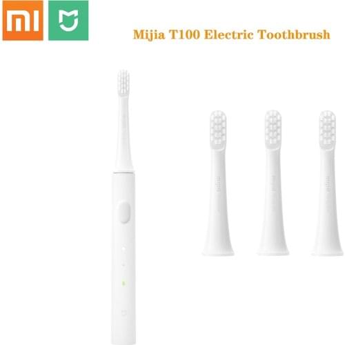 Orignal Xiaomi Mijia Sonic Electric Toothbrush Mi T100 Tooth Brush Colorful USB Rechargeable IPX7 Waterproof Travle Scoocl Home