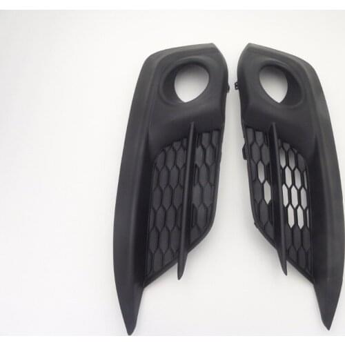 1Pair Front Bumper Fog Lamp Light Grille Cover Front Fog Lamp Frame For Honda Civic Sedan 2016-2017