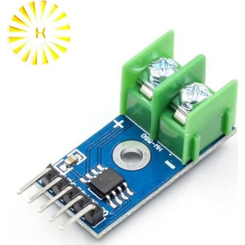 1pcs MAX6675 K-type Thermocouple Temperature Sensor Temperature 0-800 Degrees Module I45 Connector