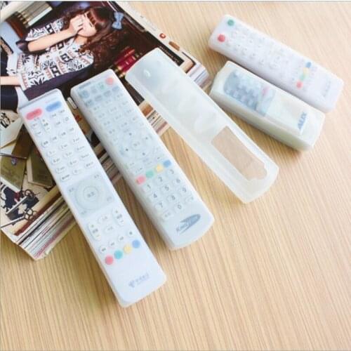 1PC Silicone Remote Control Cover Case for TV Air Condition Remote Control Dust Cover Protective Storage Bag Waterproof Pouch