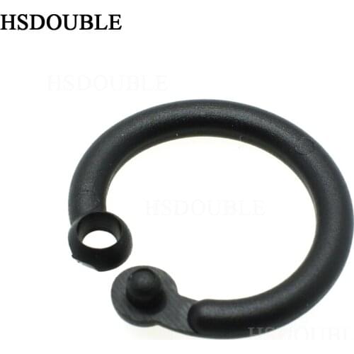 14.5mm Plastic Safety Loose Leaf Hinge Snap O Ring for Key Chain Backpack