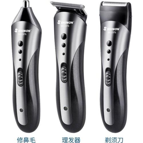 3 in 1 Professional Electric Rechargeable Nose and Ear Hair Trimmer Shaver Personal Care Tools For Men