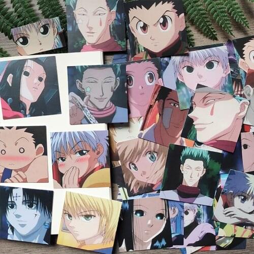 40pcs/1pack HUNTER×HUNTER Stickers Crafts Scrapbooking Stickers Book Student Label Decorative Sticker Stationery