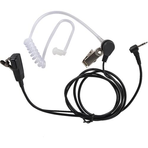 5pcs 2.5mm FBI Air Tube Earpiece Headset PTT Mic for Motorola Walkie Talkie Talkabout Radio TLKR T60 T80 T3 T5 T7 T5428 T6200