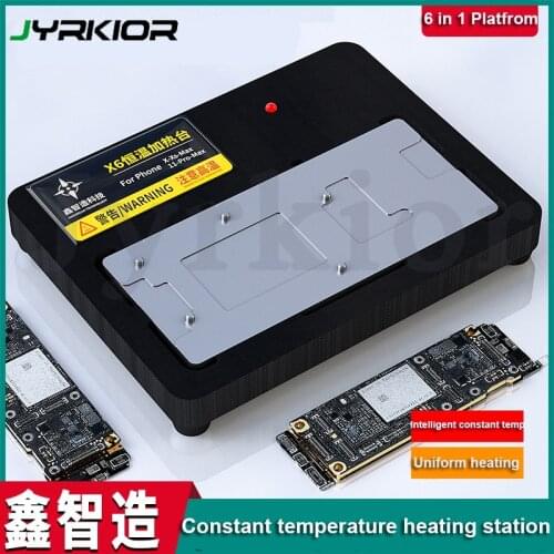 6 in 1 Motherboard Layering Upper/Lower Laminated Constant Temperature Heating Platfrom Phone Repair Tool For iPhone X-11Pro MAX