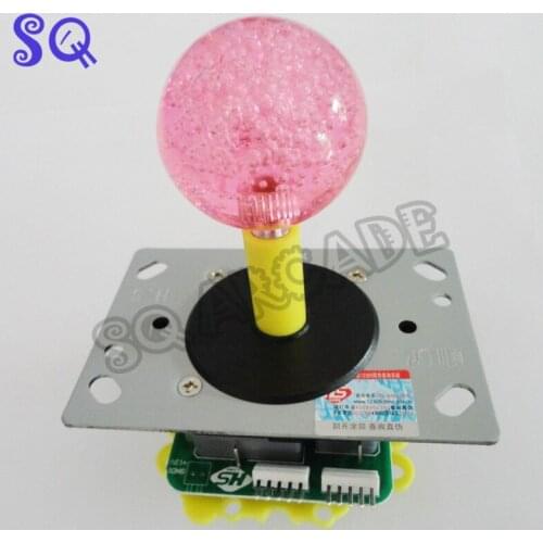 7 colors Coin changing Operated Game Machine Parts Accessory LED Glitter Lighted Illuminated Joystick Arcade Stick