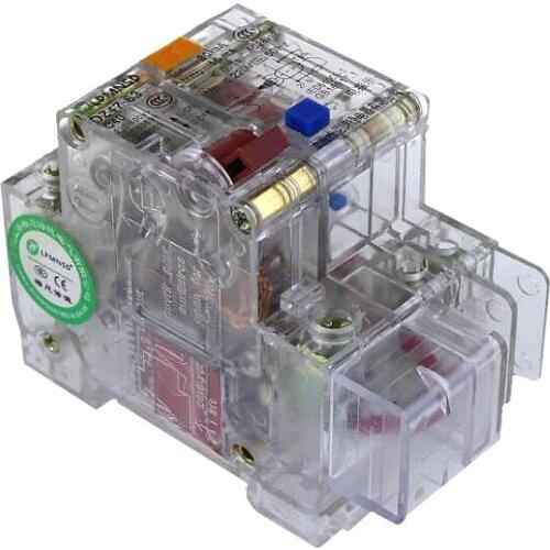 DZ47 6A 10A 16A 20A 25A 32A 40A 50A 63A 1P+N Residual current Circuit breaker with over current and Leakage protection RCBO