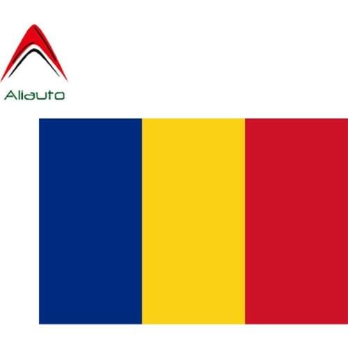 Aliauto Personality Car Sticker Individuality Romania Rumeno Reflective Accessories PVC Decal for Peugeot Skoda Volvo,15cm*10cm