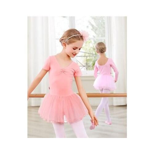 Ballet Leotards for Girls Kids Ballet Tutu Dress Bubble Skirts Birthday Skirts Soft Gymnastics Leotards Training Daily Wear