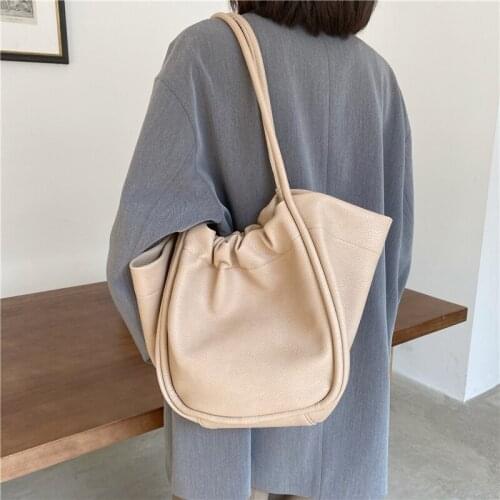 Women large apricot black tote bag for female soft 2021 novelty stylich trapezoid big size soft daily elegant shoulder bag