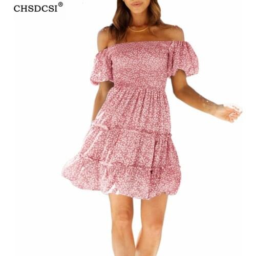 CHSDCSI Off-the-shoulder Summer Dresses