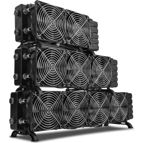 240mm/360mm/480mm length optional water cooling radiator pump fans combo heat dissipation kit