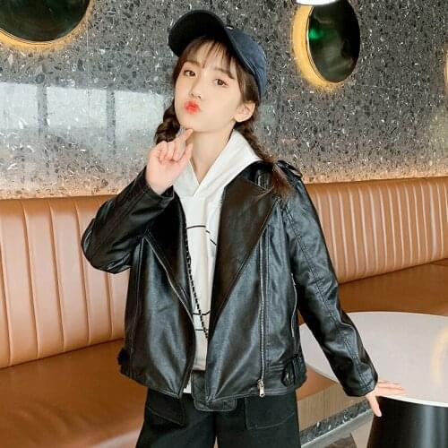 Кожаные куртки для девочек FairyTown China At AliExpress