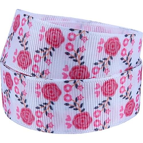 FLRA Ribbon (50yards/lot)FLORA Ribbons new arrival beautiful rose ribbons for hair bows