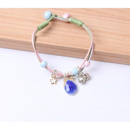 Exquisite Water Lovers Bracelet Female Pearl Jewelry Woven Hand Rope Bestie Students Gifts