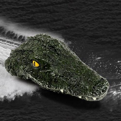RC Boat Crocodile Head 15km/h Remote Control Boat Spoof Gator Toy