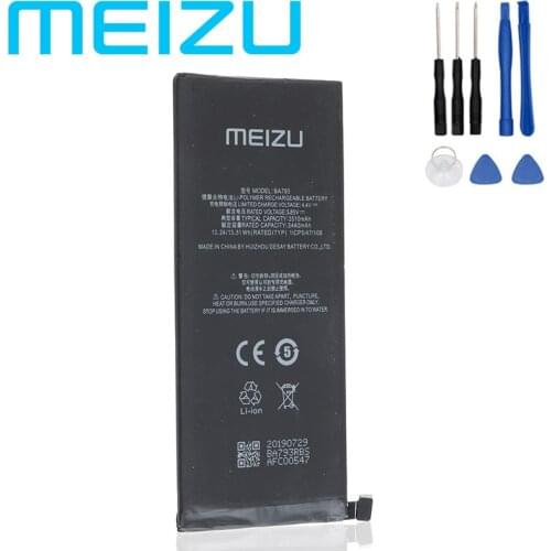 Meizu 100% Original BA793 3510mAh New Production Battery For Meizu Pro 7 Plus Mobile Phone High Quality Battery