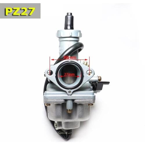 Motorcycle Carburetor High Quality PZ27 27mm Carburetor For 125 150 200 250 300cc ATV Hand Choke