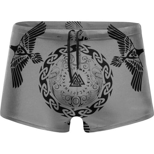 Men Floki beach swimming trunks Viking Odin S Ravens Vikings shorts Boy for the sea Pool