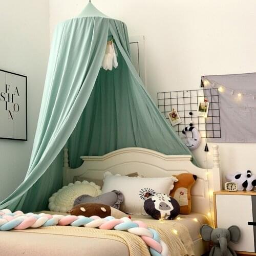 Hanging Kids Baby Bedding Dome Bed Curtain Baby Canopy Mosquito Net Bedcover Curtain for Baby Kids Reading Playing Home Decor